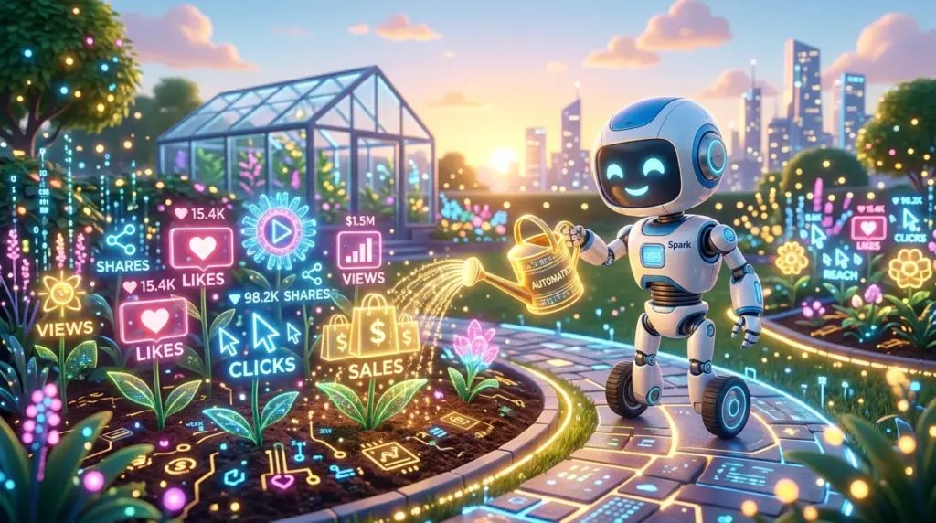 11zon robot watering light flowers 202605051410
