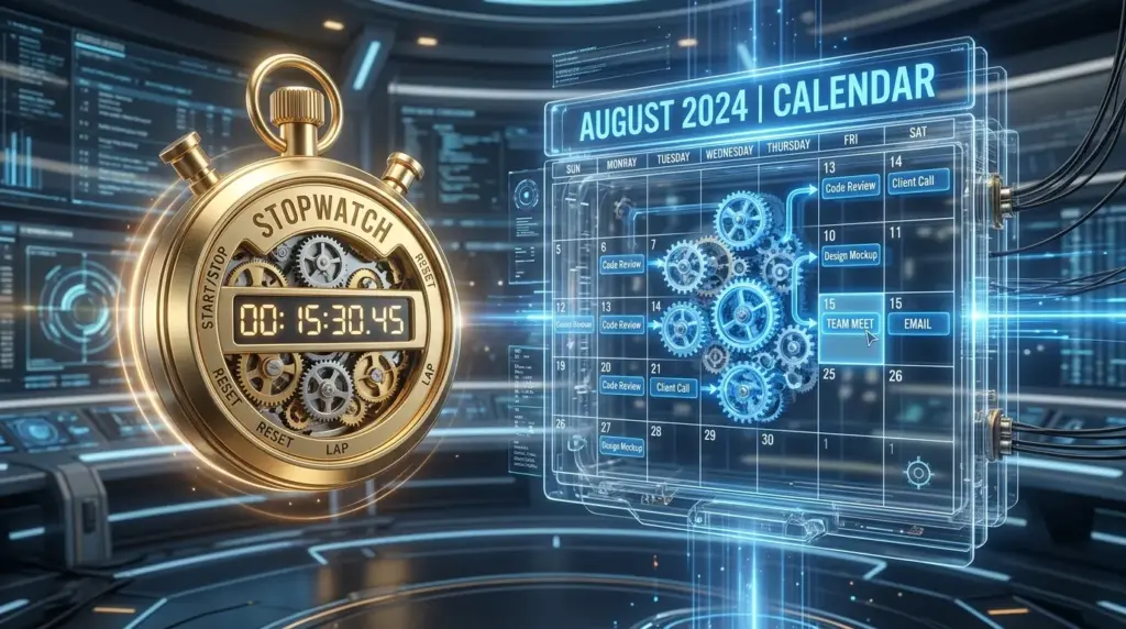 11zon stopwatch and calendar with gears 202605140805