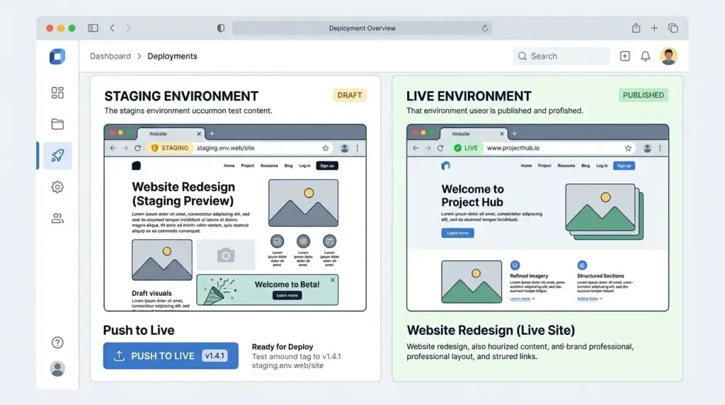 11zon ui mockup staging vs live 202605281938