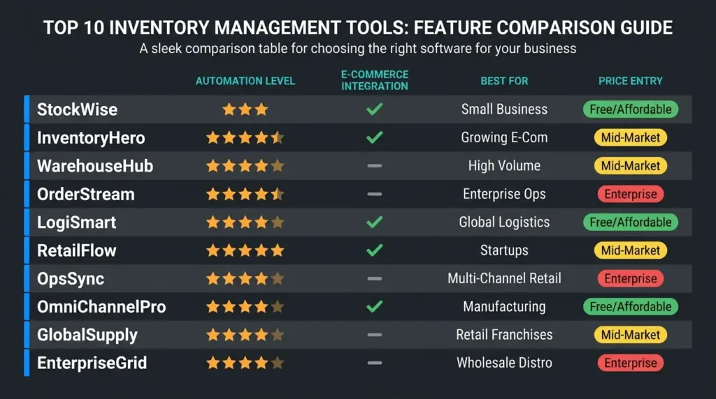 software comparison table infogr%e2%80%a6 202605262031